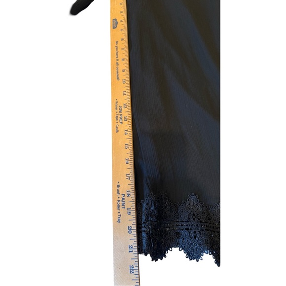 🖤 Seen on The Bachelor AU | Georgette Black Lace Wide-Leg Jumpsuit –Small - Picture 6 of 11